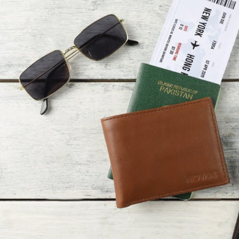 Classic Cash - Men's Wallet - Vintage Brown - Genuine Cow Ultrasoft Leather - Cash & Card Slots - Export Quality