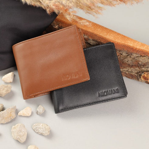 Classic Cash - Men's Wallet - Vintage Brown - Genuine Cow Ultrasoft Leather - Cash & Card Slots - Export Quality