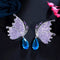 Butterfly Party Earrings - Statement Jewellery - Cubic Zircon - Box Packaging