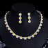 Yellow Cubic Zircon Jewellery Set - Statement Jewellery - Cubic Zircon - Box Packaging