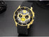 Megir - Men's Watch - 1 Year Warranty - Silicon Strap - Chronograph - 3 ATM Water Resistant