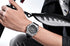 Megir - Men's Watch - 1 Year Warranty - Genuine Leather Strap - Chronograph - 3 ATM Water Resistant