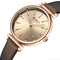Curren - Women's Watch - Brown & Rose Gold - Genuine Leather Strap! - 1 Year Warranty!