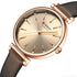 Curren - Women's Watch - Brown & Rose Gold - Genuine Leather Strap! - 1 Year Warranty!