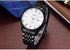 Curren Men's Watch - White & Black - Date Function - 1 Year Warranty - Free Box Packaging - 3 ATM Water Resistant