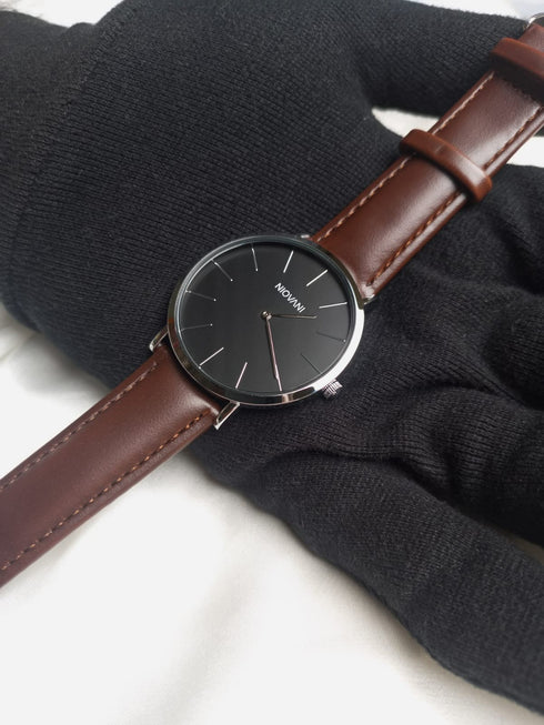 Man Bundle - Niovani Iconic Watch & Wallet - Free Box Packaging!