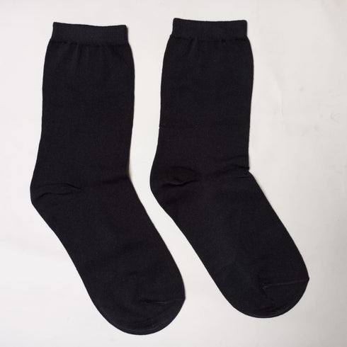 Soxyfeet Jet Black Dress Sock - Ultrasoft Cotton