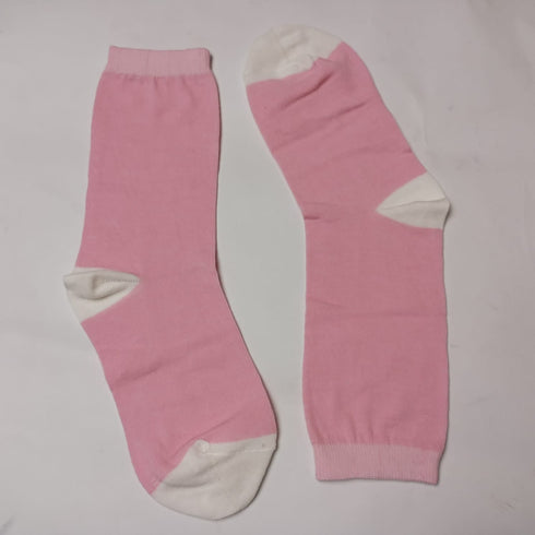 Soxyfeet Pink & White Dress Sock - Ultrasoft Cotton