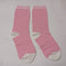 Soxyfeet Pink & White Dress Sock - Ultrasoft Cotton