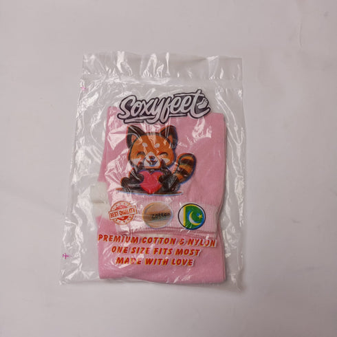 Soxyfeet Pink & White Dress Sock - Ultrasoft Cotton