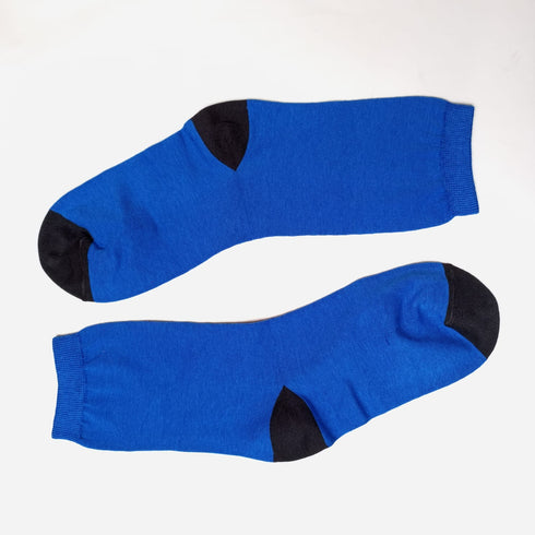 Soxyfeet Blue & Black Dress Sock - Ultrasoft Cotton