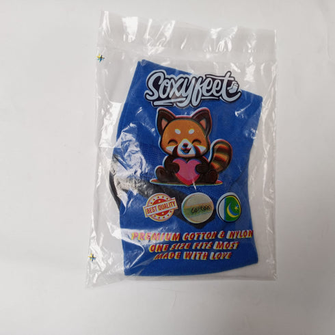 Soxyfeet Blue & Black Dress Sock - Ultrasoft Cotton