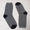 Soxyfeet Grey & Black Dress Sock - Ultrasoft Cotton