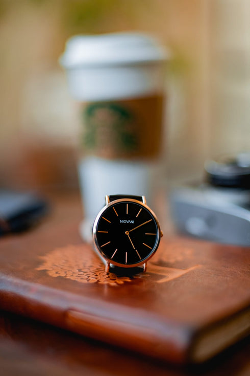 Man Bundle - Niovani Iconic Watch & Wallet - Free Box Packaging!