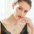 Niovani Pure Love Necklace - Pure Sterling Silver - Mini Heart with Genuine European Crystals! - Free Box Packaging