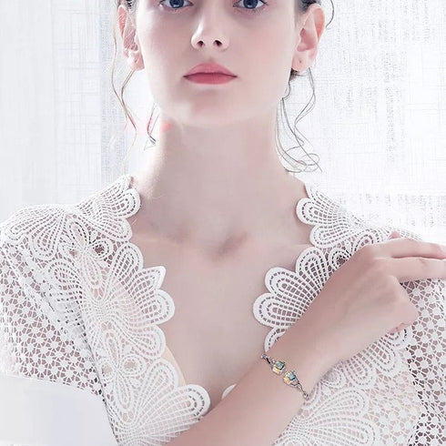 Bling of Elegance Bracelet - Genuine European Crystals! - Free Box Packaging