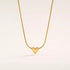 Simple Love - Chic & Dainty - 14K Gold Plating over Stainless Steel - Free Box Packaging