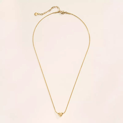 Simple Love - Chic & Dainty - 14K Gold Plating over Stainless Steel - Free Box Packaging