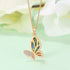 Wonderland Butterfly Necklace - Abalone Shell - 14K Gold Plated - Free Box Packaging