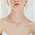 Wonderland Butterfly Necklace - Abalone Shell - 14K Gold Plated - Free Box Packaging