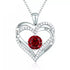 Eternal Love Message Necklace - Pure Sterling Silver (Chandi) - Rhodium Plated - Free Box Packaging
