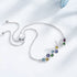 Colors of a Butterfly Bracelet - Pure Sterling Silver (Chandi) - Rhodium Plated - Free Box Packaging