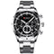 Curren Men's Chronograph Watch! - Silver & Charcoal Grey Dial - Hot Seller! - 1 Year Warranty!