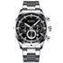Curren Men's Chronograph Watch! - Silver & Charcoal Grey Dial - Hot Seller! - 1 Year Warranty!