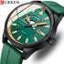 Curren Mens Watch - Ultra Soft Silicon Strap - Box Packaging! - Water Resistant 3ATM! - 1 Year Warranty!