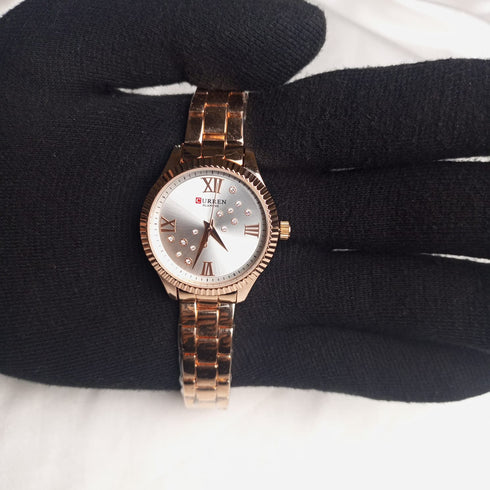 Curren Showstopper! - Women's Watch - Rose Gold Plated - Majestic Dial - Water Resistant - 1 Year Warranty!