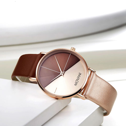 Niovani Aurelia - Women's Watch - Genuine Ultra Soft Leather - Water Resistant - Free Box Packaging