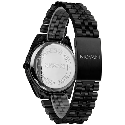 Niovani Ace - Unisex Watch - Date Feature - Stainless Steel Strap - 1 Year Warranty - Water Resistance