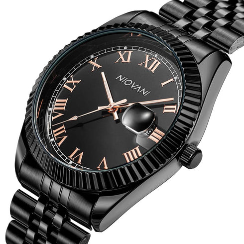 Niovani Ace - Unisex Watch - Date Feature - Stainless Steel Strap - 1 Year Warranty - Water Resistance