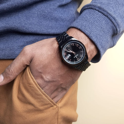 Niovani Ace - Unisex Watch - Date Feature - Stainless Steel Strap - 1 Year Warranty - Water Resistance