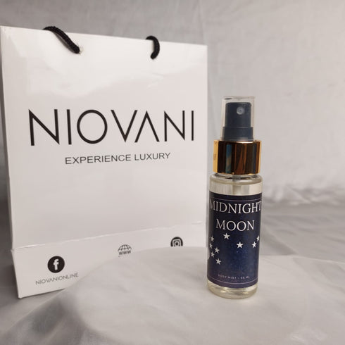 Midnight Moon - Unisex Body Mist - Inspired by Lacoste White - 50ML - Refreshing! - Free Carry Bag