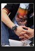 Naviforce Men's Watch - Steel & Black - Silicon Strap - Digital & Analogue - 1 Year Warranty