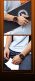 Naviforce Men's Watch - Orange & Black - Silicon Strap - Digital & Analogue - 1 Year Warranty
