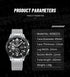 Naviforce Men's Watch - Silver & Black - Chronograph - Adjustable Steel Strap - 1 Year Warranty