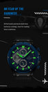 Naviforce Men's Watch - Blue & Black - Chronograph - Adjustable Steel Strap - 1 Year Warranty
