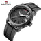 Naviforce Men's Watch - All Black - Ultrasoft Silicon Strap - 1 Year Warranty