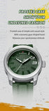Naviforce Men's Watch - Jungle Green - Ultrasoft Silicon Strap - 1 Year Warranty