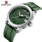 Naviforce Men's Watch - Jungle Green - Ultrasoft Silicon Strap - 1 Year Warranty