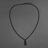Minimalist Rectangular Necklace - Black Gold Plated - Surgical Grade Stainless Steel - (Men/Women)