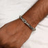 Minimalist Bracelet - Steel with Elastic for Stretch - Surgical Grade Stainless Steel - (Men/Women)