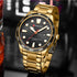 Curren Men's Watch - Gold & Black - Date Function - 1 Year Warranty - Free Box Packaging - 3 ATM Water Resistant