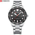 Curren Men's Watch - Steel & Black - Date Function - 1 Year Warranty - Free Box Packaging - 3 ATM Water Resistant