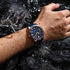 Curren Men's Watch - Sparkling Blue - Date Function - 1 Year Warranty - Free Box Packaging - 3 ATM Water Resistant
