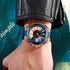 Curren Mystery - Men's Watch - Sparkling Blue & Gold - 1 Year Warranty - Water Resistance - Free box Packaging!