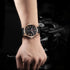 Naviforce Men's Elegant Black & Rose Gold Plated - Roman Numbers! - Genuine Leather! - 1 Year Warranty! - Water Resistant! - Free Gift Packaging!