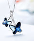 Sterling Silver Necklace with Swarovski® Butterfly Crystal